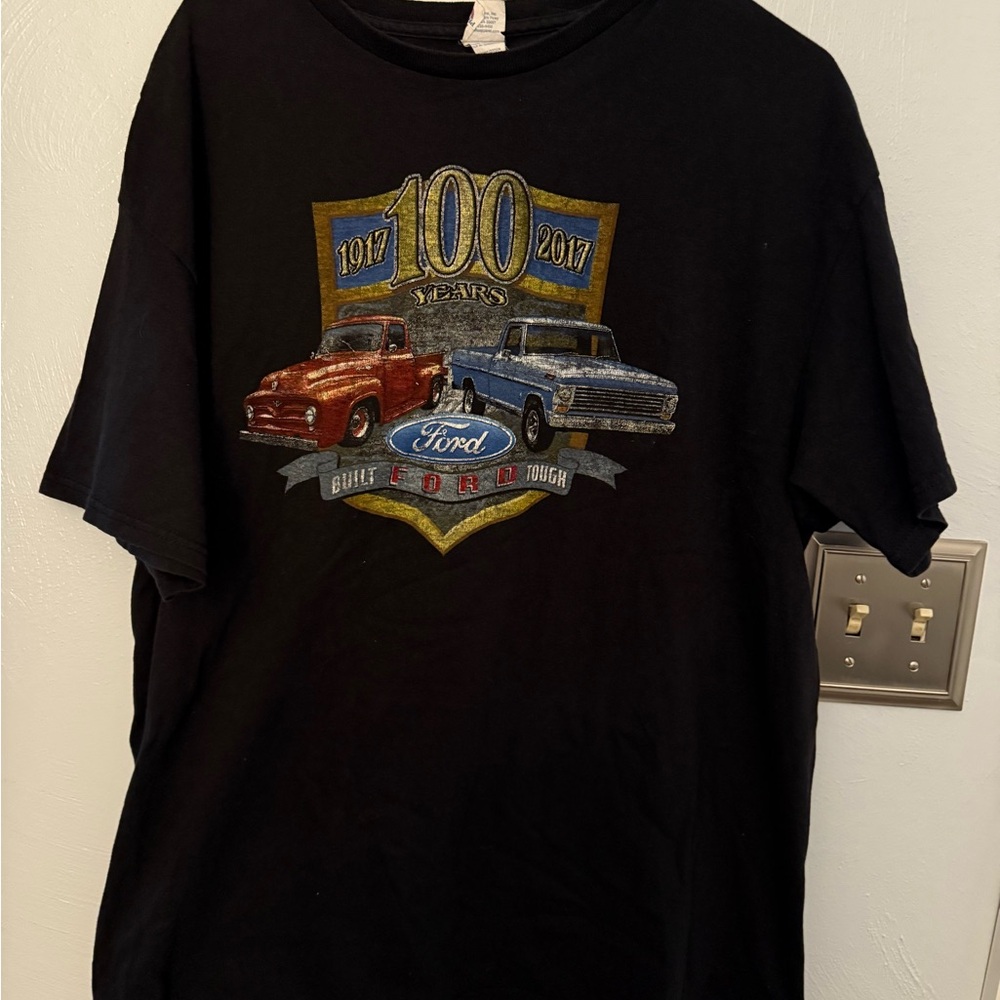 Ford Black Centennial Graphic Tee